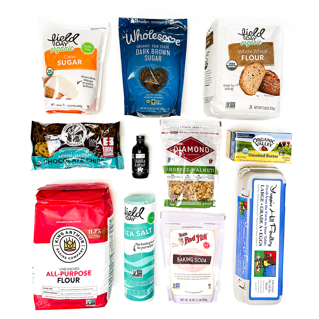 cookie recipe packaged items