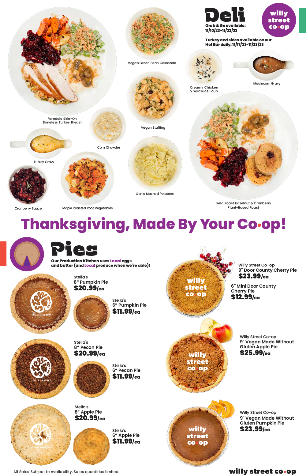 Thanksgiving flyer page 1