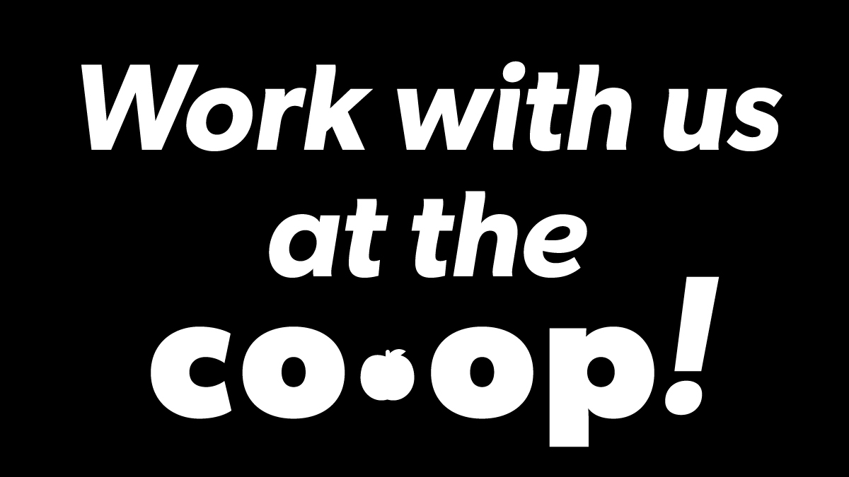 Work with us at the Co-op