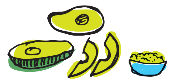 avocado graphic