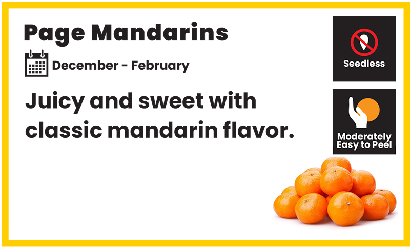 citrus card page mandarins