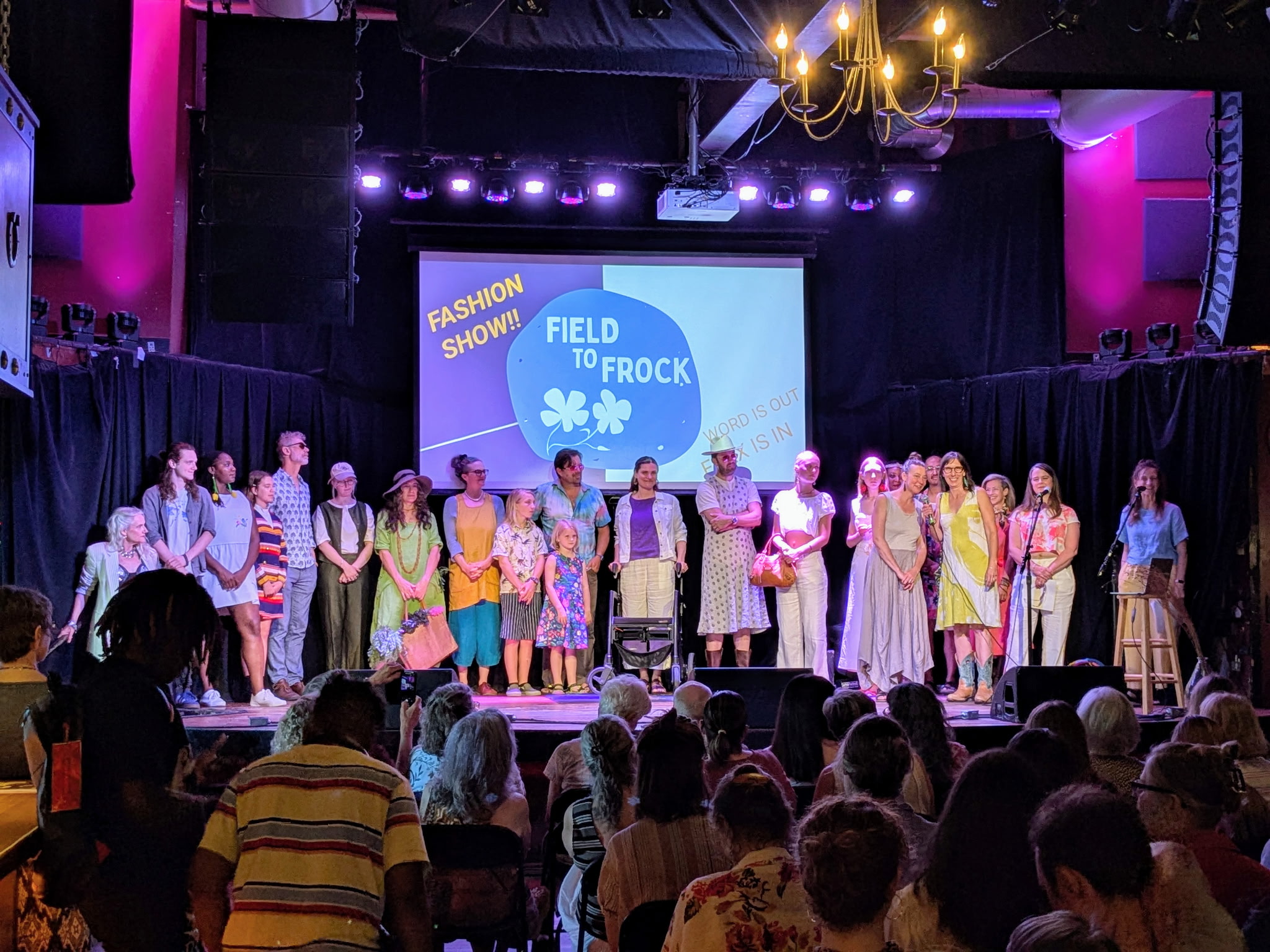 Field to Frock fashion show