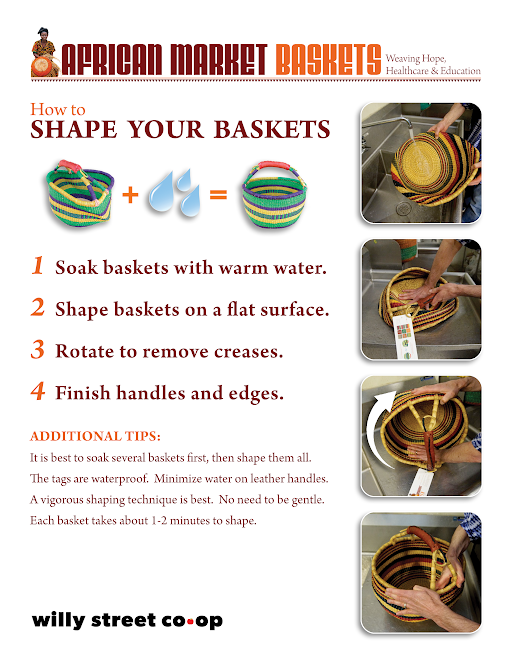How to Shape a Market Basket infographic