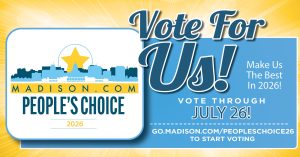 Vote for us in the Madison.com People's Choice awards.
