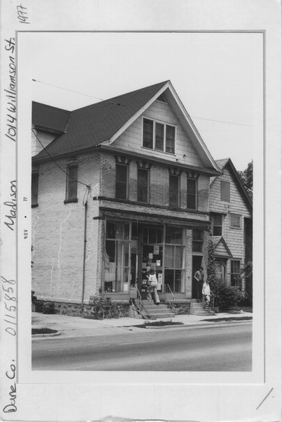 Photo of 1014 Williamson St. in 1974, where Willy Street Co-op first opened.