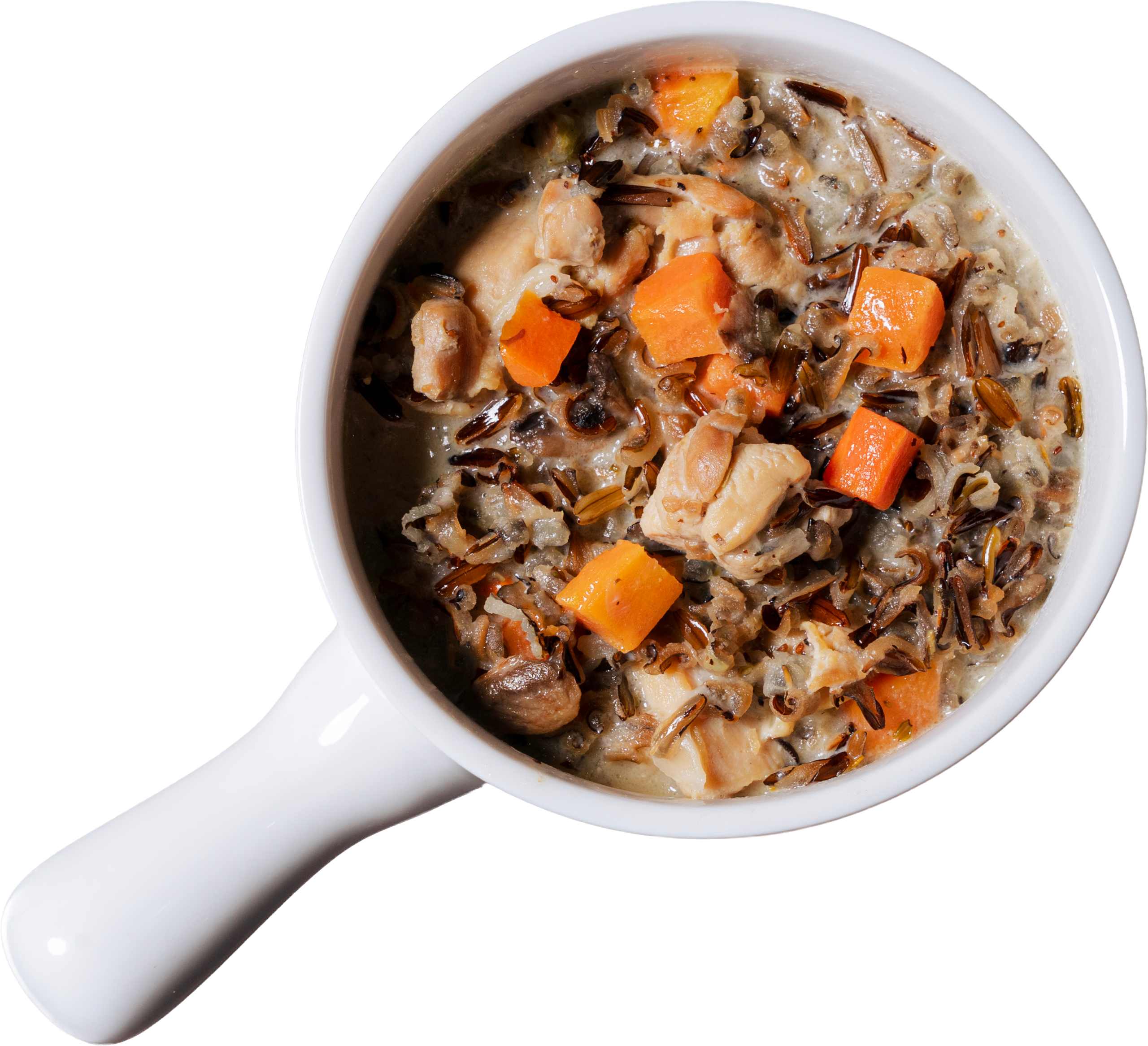 Willy Street Co-op creamy chicken and wild rice soup
