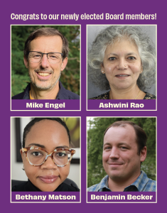 Photos of new board members