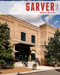 Exterior of Garver Feed Mill